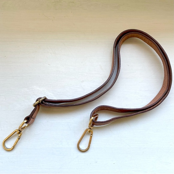 Tory Burch Amalie Hobo Tan Leather Shoulder Bag with Crossbody Strap - Picture 10 of 11